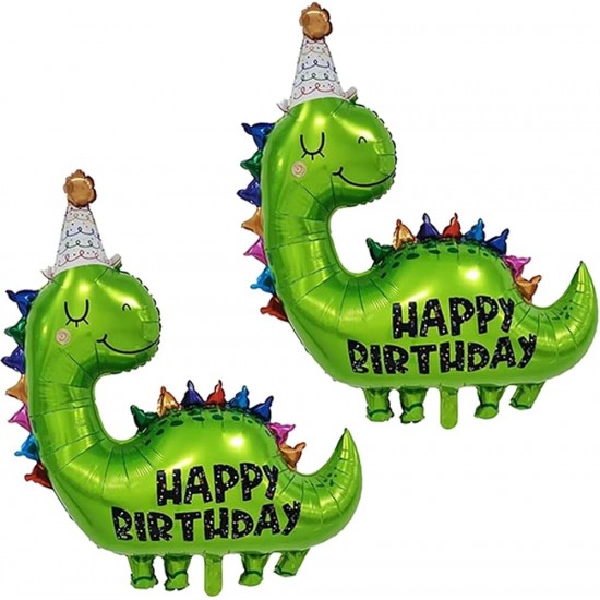 Динозавр с надписью Happy Birthday